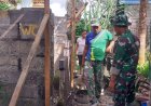 Tingkatkan Kualitas Kesehatan Masyarakat, Kodim Klungkung Rehab Jamban Warga